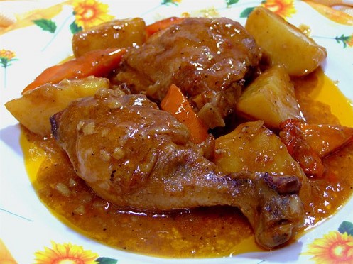 Chicken Afritada Dish