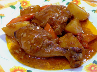 Chicken afritada -one of the classic Filipino chicken recipes